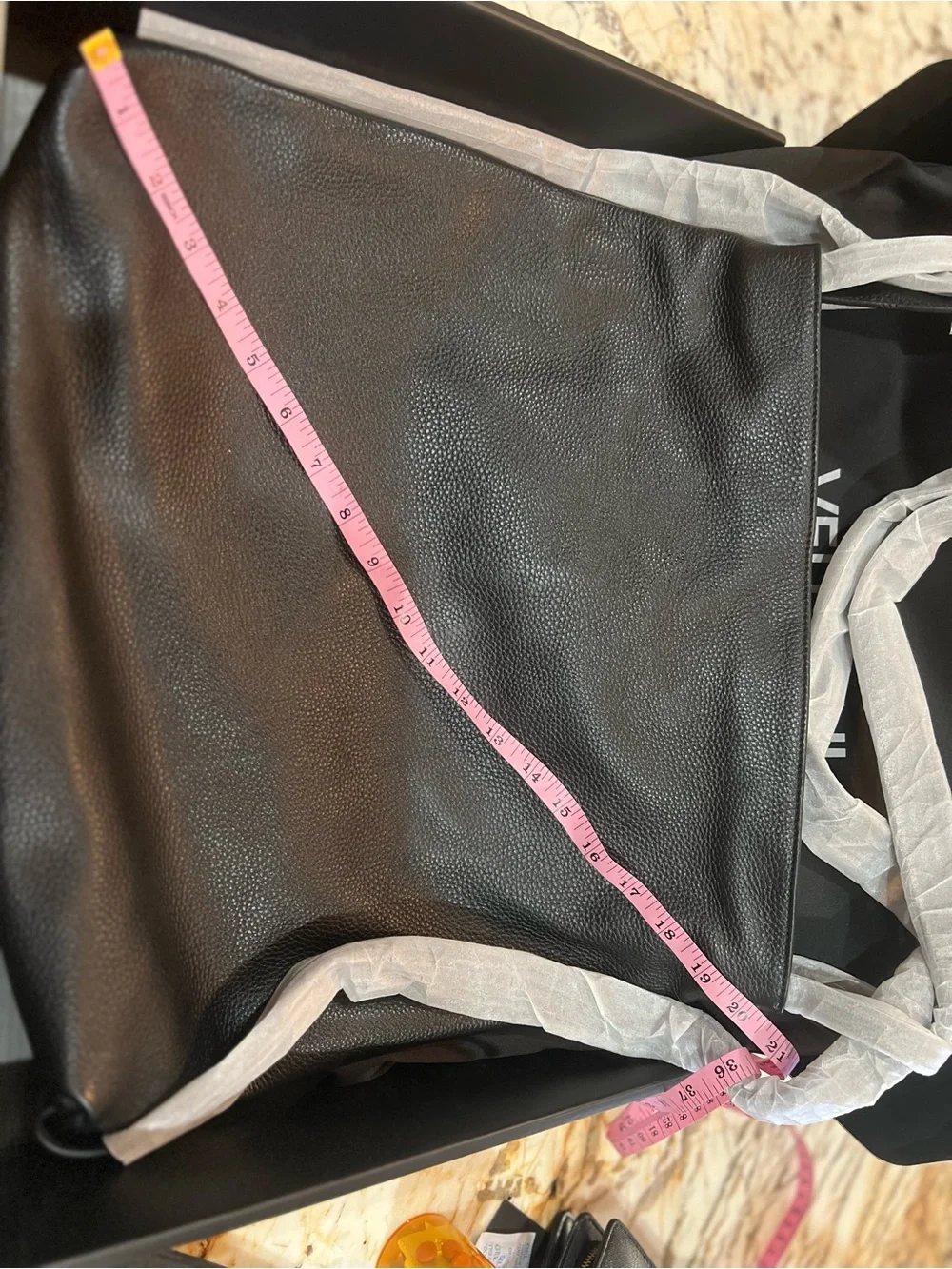 Vellatini Black Leather Hobo Bag with Comfortable Shoulder Straps
